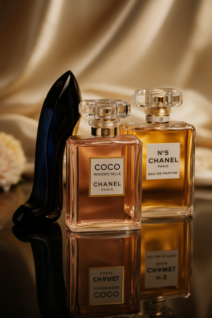 Set de 3 parfumuri: GOOD GIRL, COCO MADEMOISELLE, Chanel Nº5 100 ml