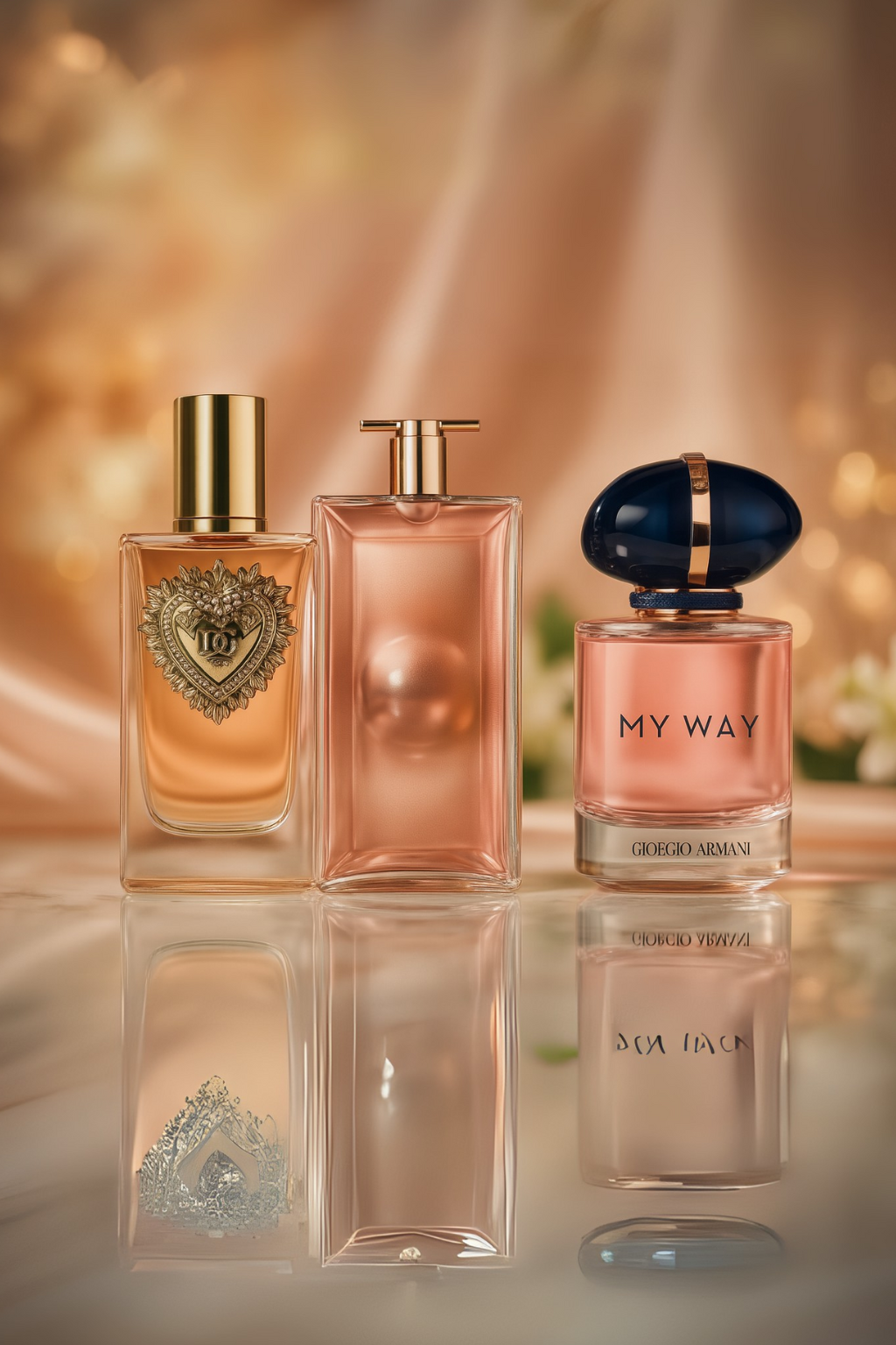 Set de 3 parfumuri: Dolce & Gabbana Devotion, My Way Giorgio Armani, Lancôme Idôle 100 ml